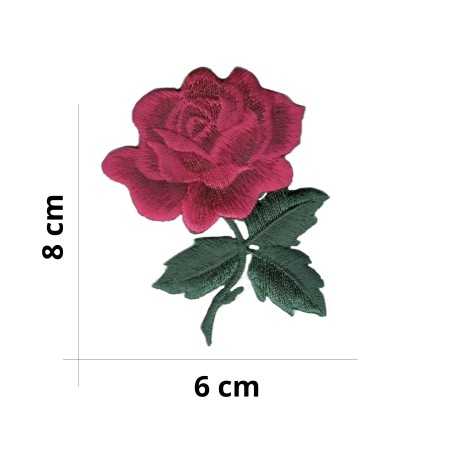 Application rose à tige courte