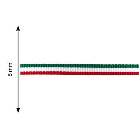 Ruban polyester tricolore -...