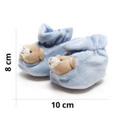 Babbucce neonato con orsetto