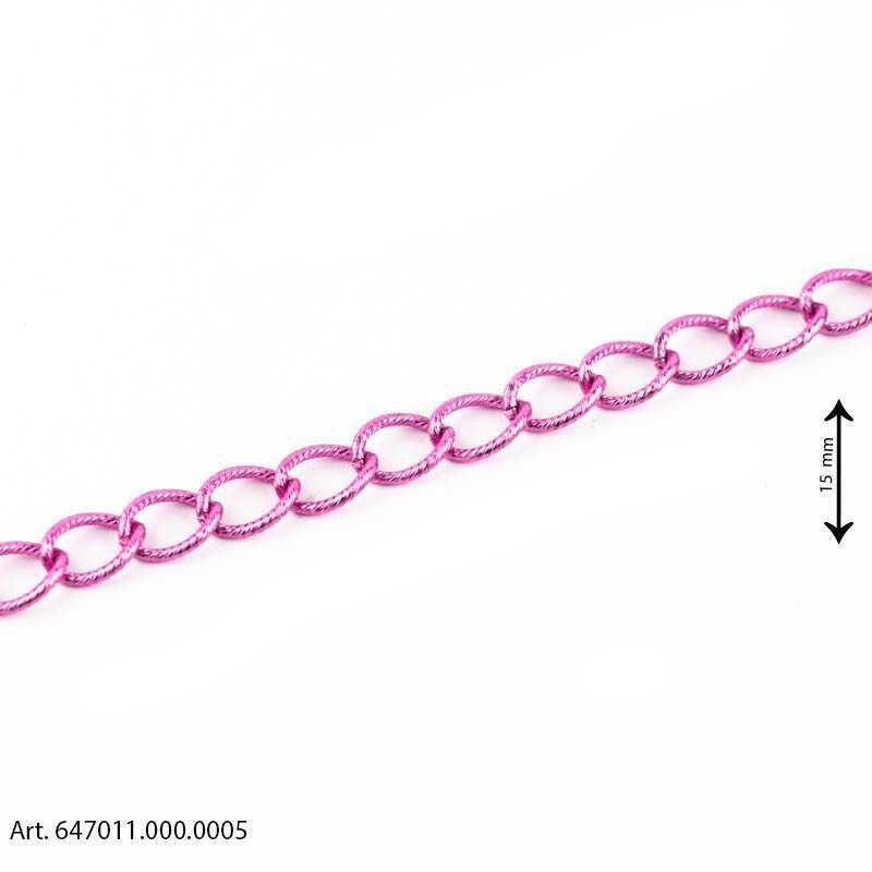 Satin Flat Links Bag Chain...