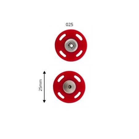 Plastic sew-on snap buttons...