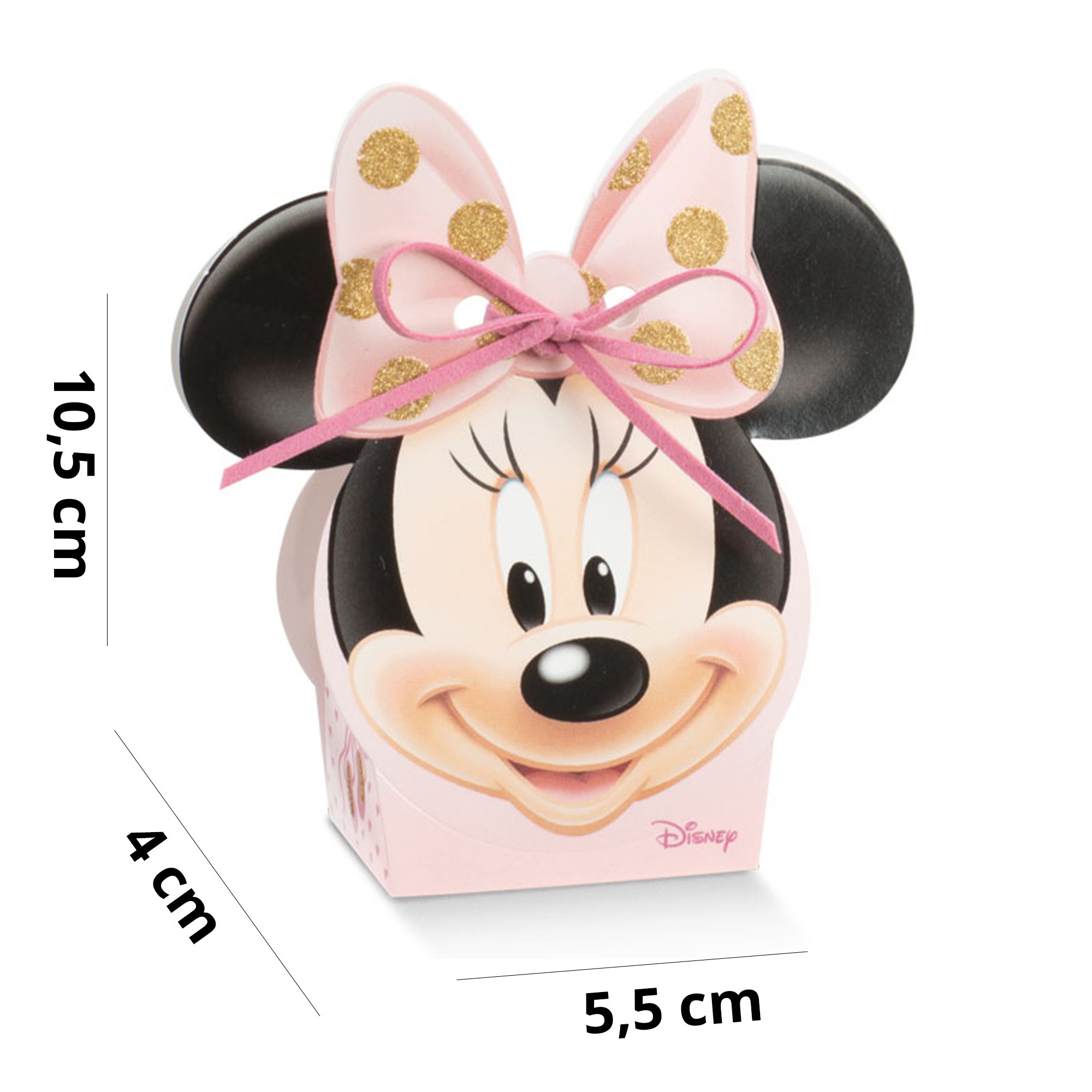 Scatolina Disney Minnie Mouse Glitter Rosa