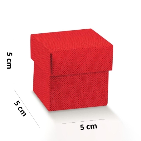 Red graduation favor box -...
