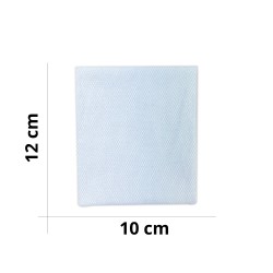 Sacchetto Portaconfetti raso azzurro cm. 10x14