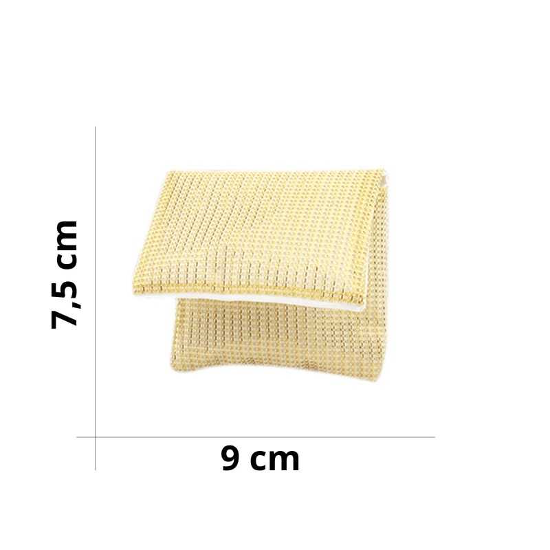 YunKo 50 Sacchetti Regalo In Organza Con Coulisse - 15,2 X 22,9 Cm, Colore Oro, Per Gioielli, Bomboniere, Cioccolatini