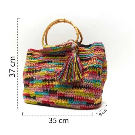 Kit Borsa in Juta Colorata