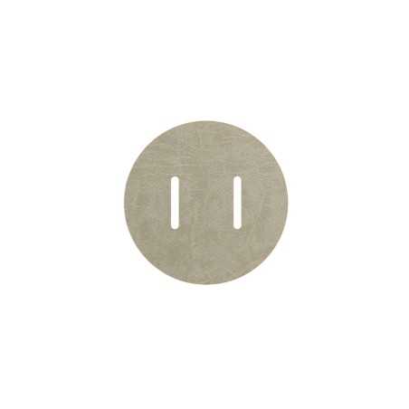 Bouton en tissu simili cuir...