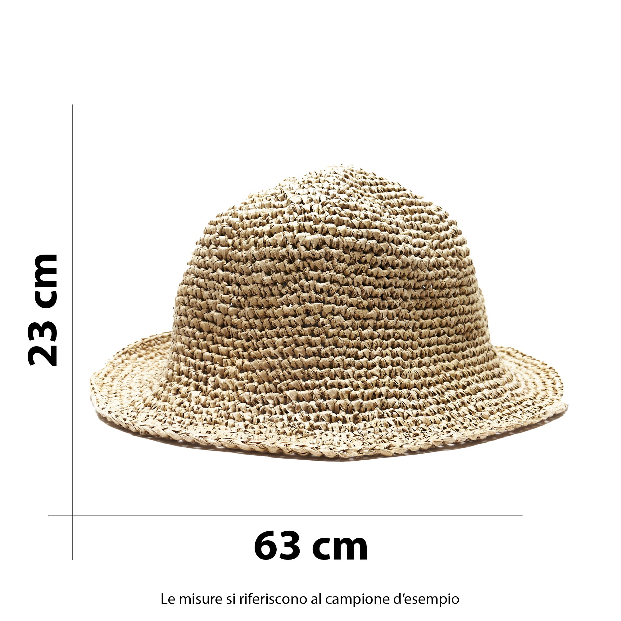 BESPORTBLE 1pezzi Cappello Paglia Intrecciata Berretto Paglia Cappello Protezione Spiaggia Protezione Per Esterni - 2