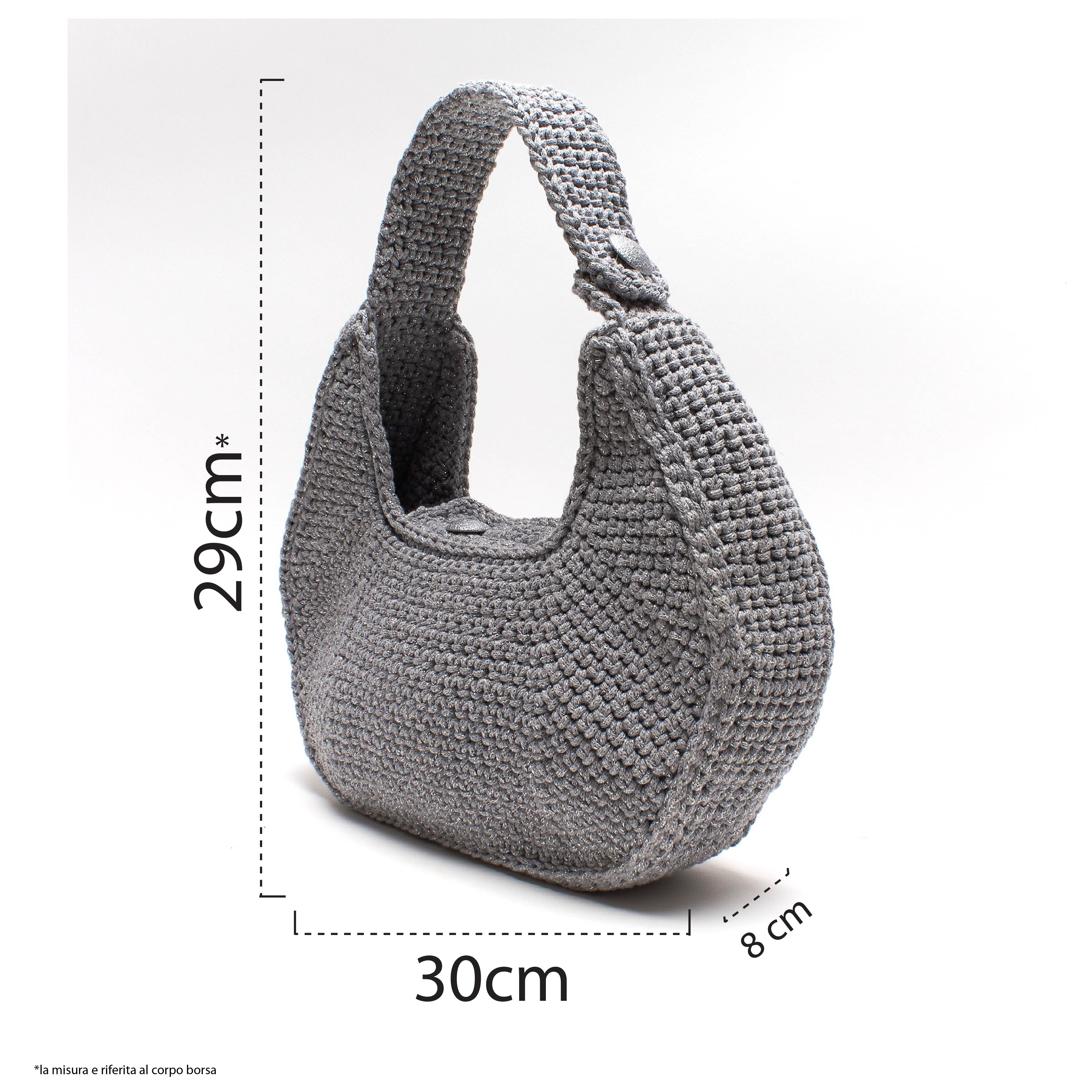 ⊱ Borsa Pretty Bag Macramè - Kit all'uncinetto - Tricot Cafè