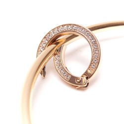 Rhinestone Bag Snap Hooks - ⌀ 25mm - Gold