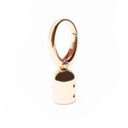 Moschettone per borsa fine corda - Oro - Misura 2,5 x 6 cm