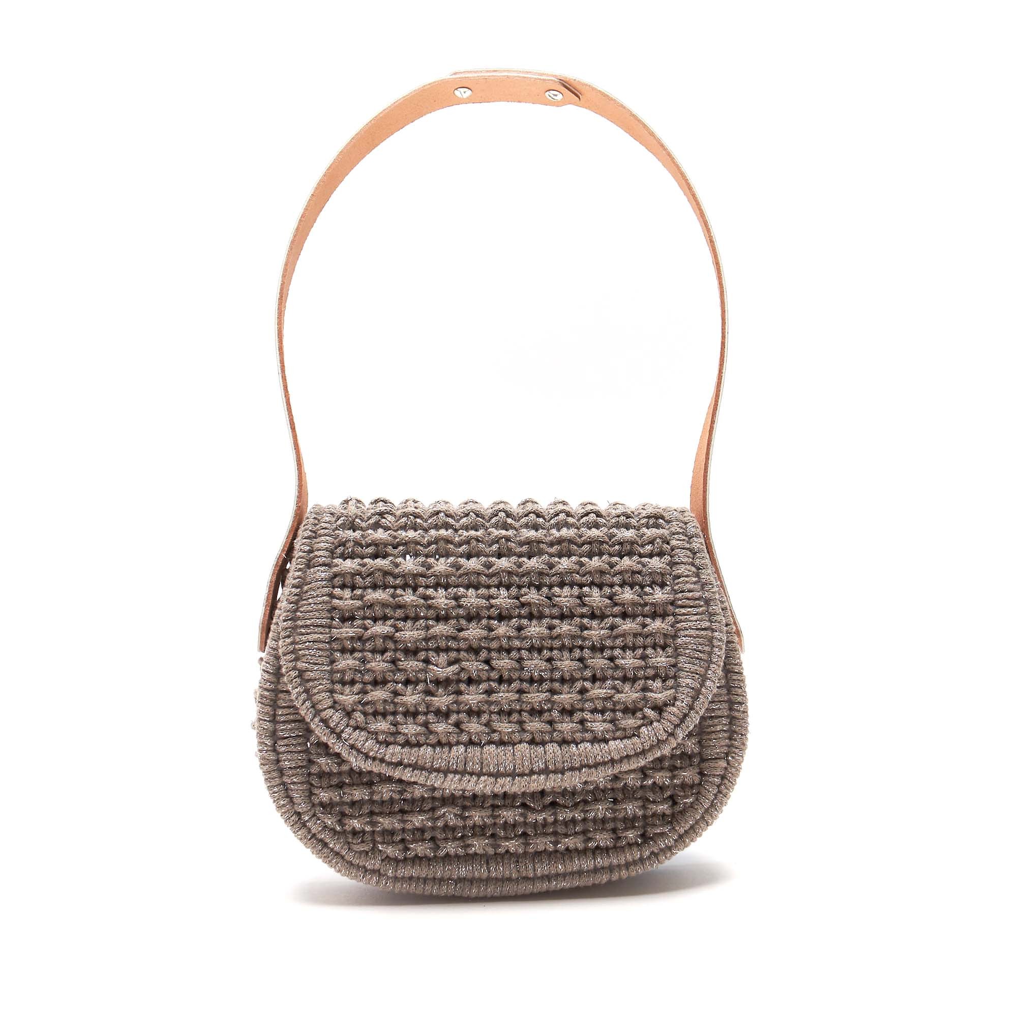 Borsa Bijoux Kit completo borsa uncinetto su rete canvas Tricot Cafe