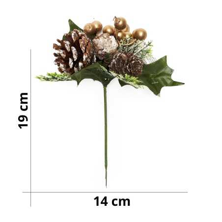 Sprig with berries and pine...