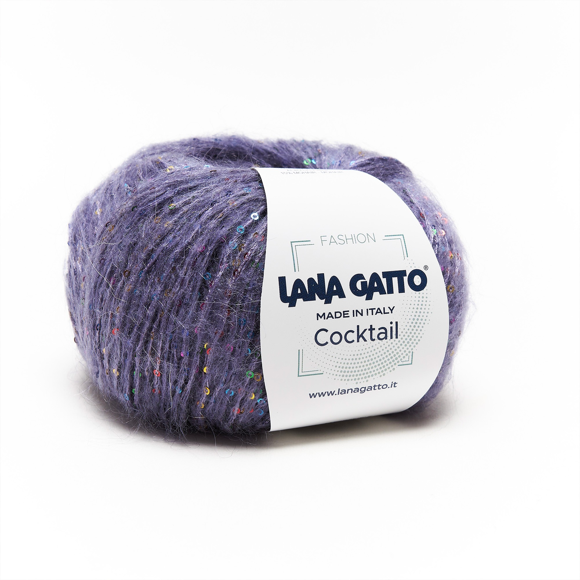 Cocktail by Lana Gatto - Filato misto lana per lavorazioni luminose
