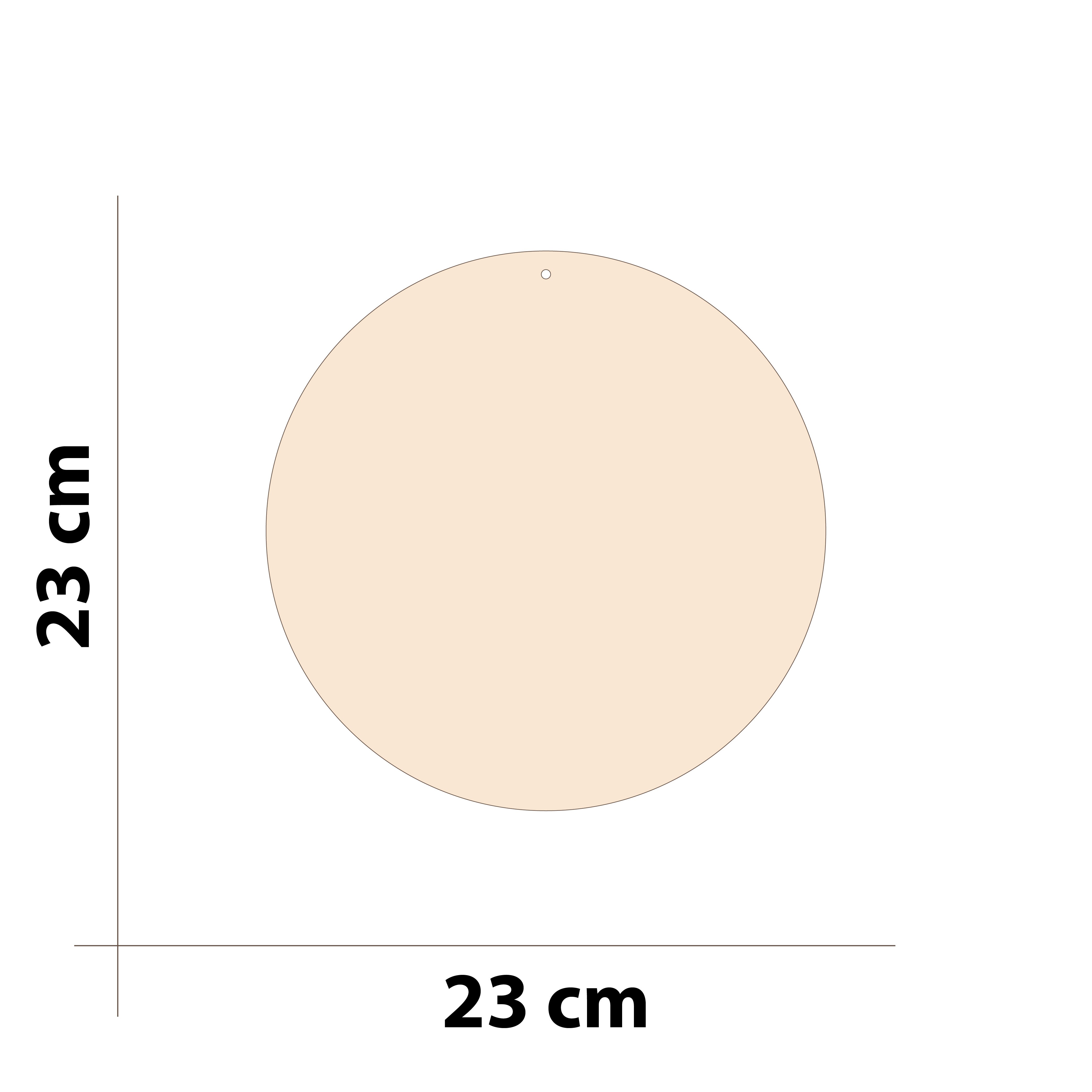 Cerchi di Legno per Hobbistica - Misure 23-30-35 cm - Tricot Cafè