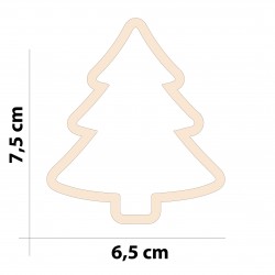 Fir-shaped wooden frame -...