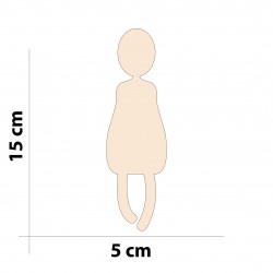 Doll-shaped silhouette -...