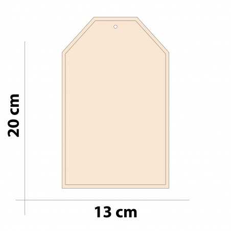 Étiquette en bois -...