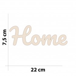 Home wooden lettering - DIY...