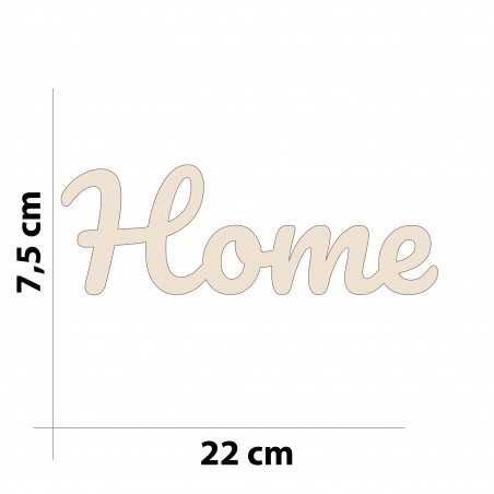 Home wooden lettering - DIY...