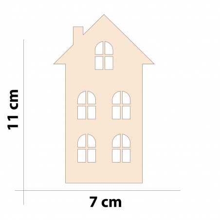 Wooden house shape - DIY...
