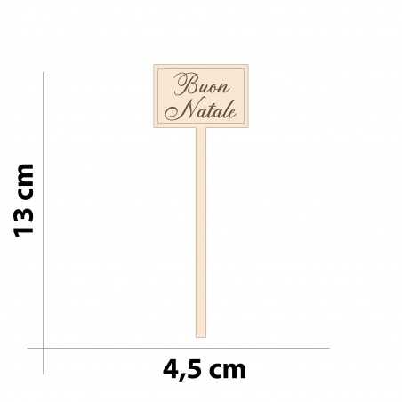 Étiquette en bois avec...