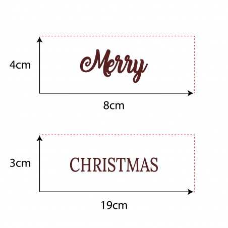 Scritta merry christmas...