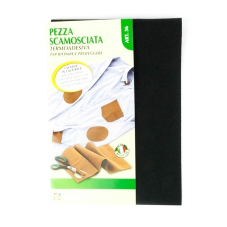 Patch en daim noir