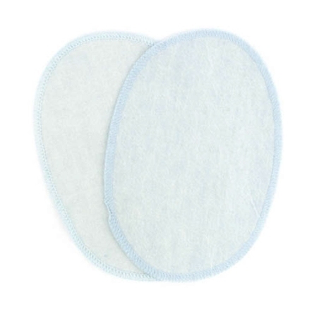 Light discolored jeans patches