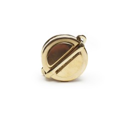 Chiusura per borse a pulsante rotonda - Oro