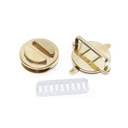 Chiusura per borse a pulsante rotonda - Oro