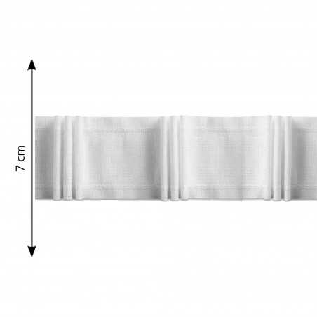 Single button Tris curtain...