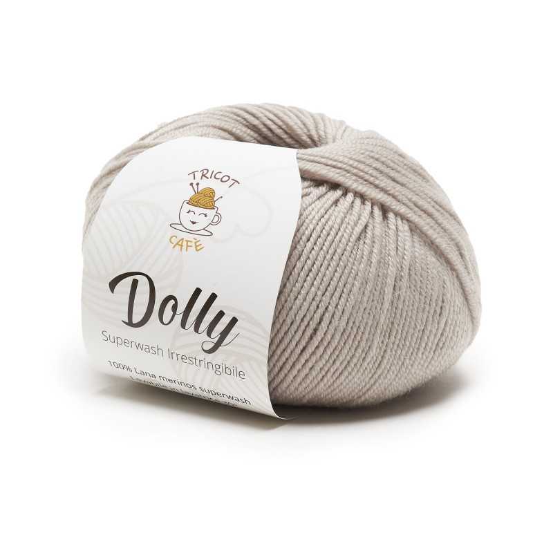 Gomitolo di lana merinos superwash beige Dolly del marchio Tricot Café Gomitolo di lana merinos superwash beige Dolly del marchio Tricot Café