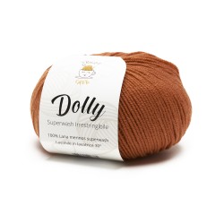 Gomitolo di lana merinos superwash zucca Dolly del marchio Tricot Café