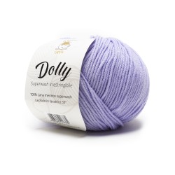 Gomitolo di lana merinos superwash lilla Dolly del marchio Tricot Café