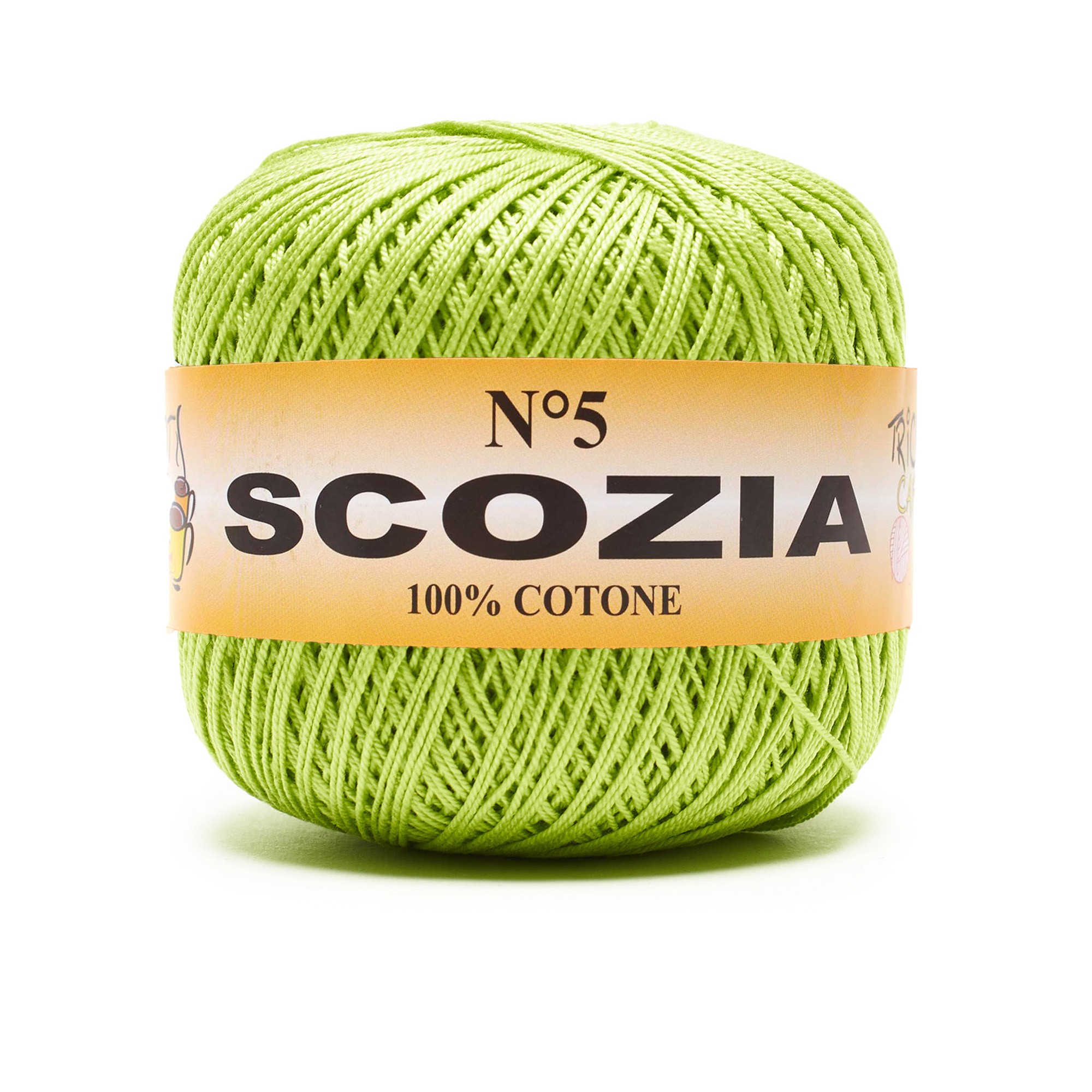 Scozia by Tricot Cafè - Filato Puro Cotone lucente filo di scozia ideale per uncinetto