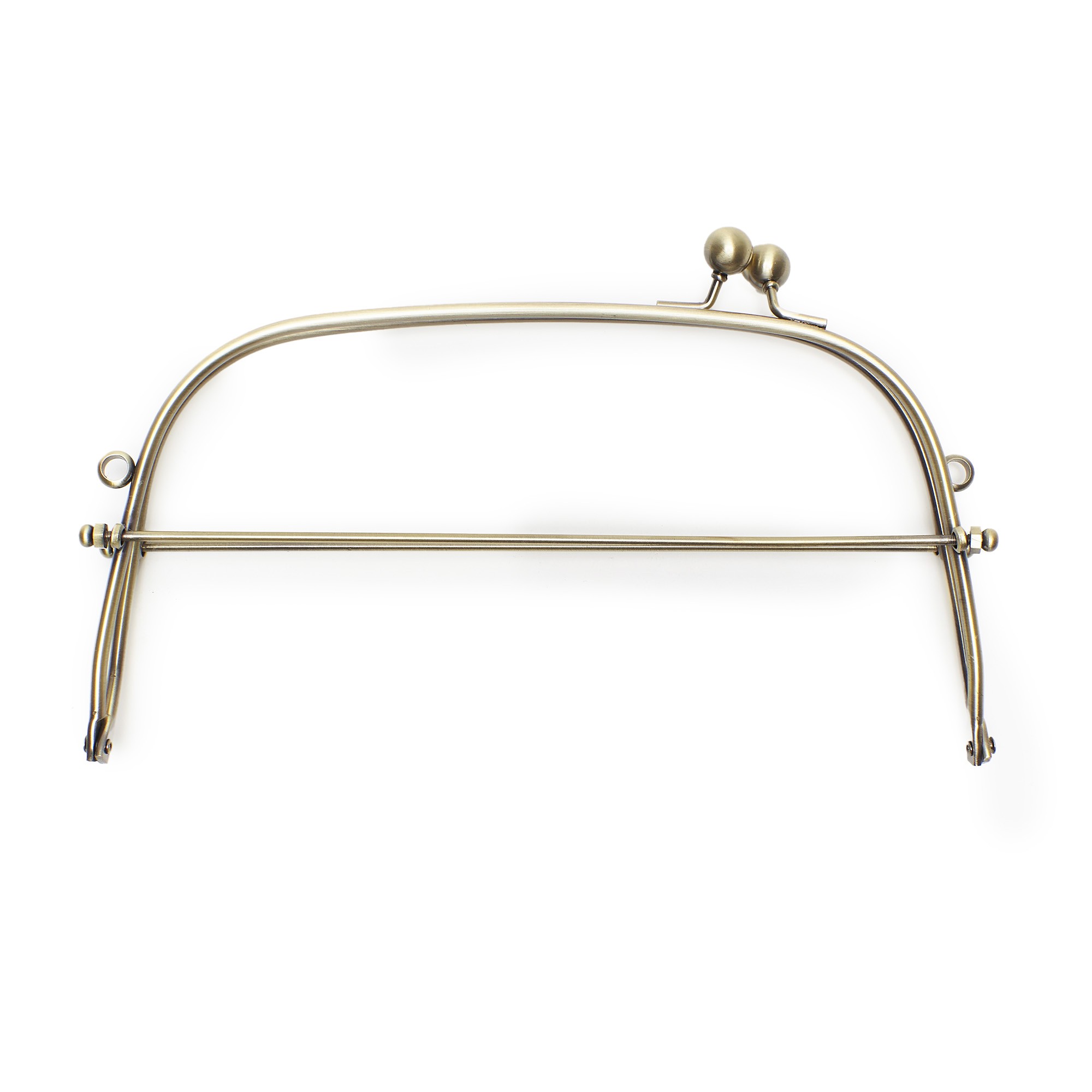 Chiusura Per Borse A Uncinetto In Alluminio A Forma Di U – 2 Pezzi 25x9 Cm, Facile Da Cucire, Ideale Per Progetti Fai-da-te