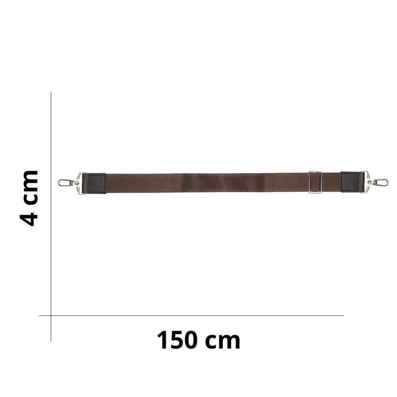 Tracolla Regolabile per Borse in Tessuto Misura 150x4 Tricot Cafe