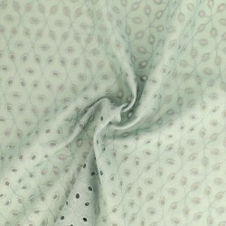 Tissu au mètre Sangallo pur...