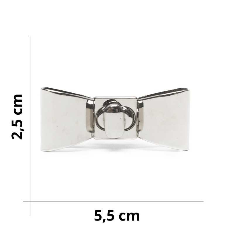 Bow Shape Swivel Clasp for Handmade Bags - Size 5.5x2.5cm Bow Shape Swivel Clasp for Handmade Bags - Size 5.5x2.5cm