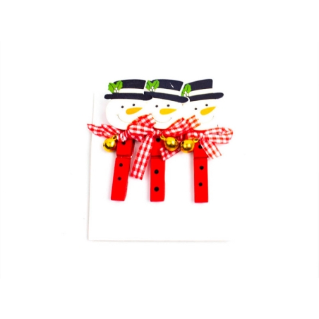 Set 3 Mollette Pupazzo Neve