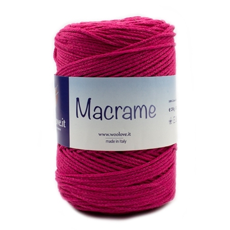 Fettuccia Macrame Fucsia 403