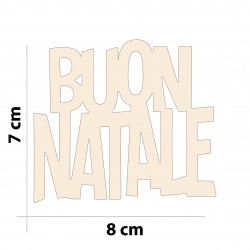 Scritta "buon natale" in...