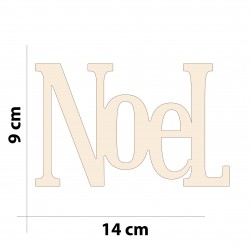 Scritta "Noel" in legno -...