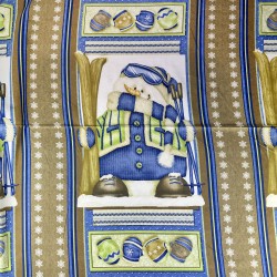 Tissu américain à panneaux...