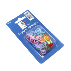 Segnapunti per Lavori a Maglia in Plastica -  24pz