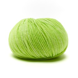 Gomitolo di lana merinos extrafine verde neon Mattia Neon