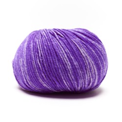 Gomitolo di lana merinos extrafine viola neon Mattia Neon