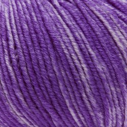 Texture dettagliata della lana merinos viola neon