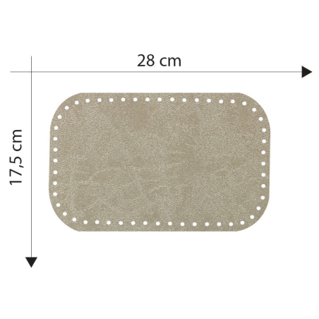 Fondo Borsa 28x17,5cm Tortora